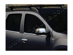 2020112 Накладки на зеркала, нерж. Renault Duster/дастер/дастер (модель Ambians) 