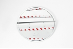 b338 декоративная накладкка на лючок из хром пластика для Ssang Yong Actyon/актион sports 2012-