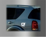 a224 хромированная накладка на дверце топливного бака СсангЙонг Рекстон с 2001 на все поколения по наши дни