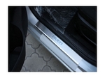 1601091 Накладки на дверные пороги нержавейка Chevrolet Aveo/авео 4D/5D 2012 по н.в.
