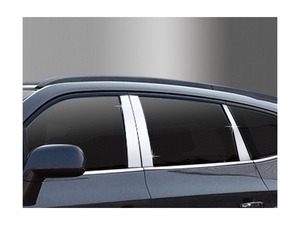 B152 Накладки на стойки дверей Chevrolet Orlando 2011 по 2015 - Автоаксессуары и тюнинг