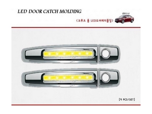K753 Накладки ручек дверей светодиодные Chevrolet Cruze/круз/Captiva/каптива/Epica/Aveo/авео / Opel Antara - Автоаксессуары и тюнинг