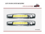 K753 Накладки ручек дверей светодиодные Chevrolet Cruze/круз/Captiva/каптива/Epica/Aveo/авео / Opel Antara