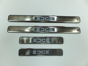 JMT Накладки на дверные пороги с логотипом и LED подсветкой, нерж. FORD (форд) Edge 14- - Автоаксессуары и тюнинг