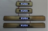 JMT Накладки на дверные пороги с логотипом и LED подсветкой, нерж. FORD (форд) Kuga/куга 13-