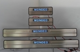JMT Накладки на дверные пороги с логотипом и LED подсветкой, нерж. FORD (форд) Mondeo/мондео 11-
