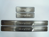 JMT Накладки на дверные пороги с логотипом, нерж. HONDA (хонда) Civic/Цивик 06-11