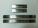 JMT Накладки на дверные пороги с логотипом, нерж. NISSAN (ниссан) Tiida/тиида 15-