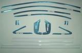 JMT Верхние и нижние молдинги стекол (окантовка) , нерж., 16 частей HONDA (хонда) Civic/Цивик 12-