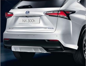 Lexus Декоративная накладка на задний бампер, серебр. (2.0L, 2.5H) LEXUS (лексус) NX300h 14- - Автоаксессуары и тюнинг