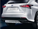 Lexus Декоративная накладка на задний бампер, серебр. (2.0L, 2.5H) LEXUS (лексус) NX300h 14-