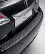 Lexus Накладка на задний бампер, пластик LEXUS (лексус) RX350/450h 09-/12-