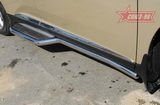 Lexus Пороги с нержавеющим листом 60 мм (только на заднюю дверь) LEXUS (лексус) RX350 09-11