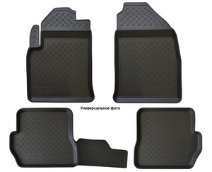 Norplast Коврики салона (полиуретан) , чёрные (3D) INFINITI (инфинити) Q50 13- - Автоаксессуары и тюнинг