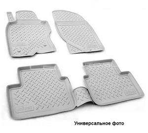 Norplast Коврики салона (полиуретан) , серые (для 4D) HONDA (хонда) Civic/Цивик 06-11 - Автоаксессуары и тюнинг