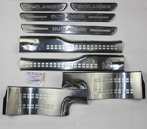 OEM-Tuning Накладки на дверные пороги MITSUBISHI (митсубиси) Outlander/оутлендер 12- - Автоаксессуары и тюнинг