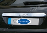 Omsa_Line Накладка над номером на крышку багажника с надписью, нерж. PEUGEOT (пежо) 207 06-