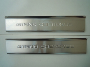 Omsa_Line Накладки на дверные пороги, нерж, 4 части JEEP (джип) Grand/Грандр Cherokee/чероки 11-/13- - Автоаксессуары и тюнинг