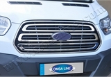 Omsa_Line Накладки на решетку радиатора + окантовка, нерж., 5 частей FORD (форд) Transit/транзит 14-
