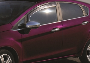 Omsa_Line Нижние молдинги стекол, нерж., 6 частей FORD (форд) Fiesta 09- - Автоаксессуары и тюнинг