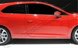 Omsa_Line Нижние молдинги стекол, нерж., 6 частей (HB 3D) SEAT Leon 12-
