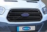 Omsa_Line Окантовка на решетку радиатора, нерж., 2 части FORD (форд) Transit/транзит 14-