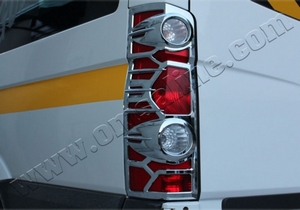 Omsa_Line Окантовка на стопы, нерж., 2 части (Аbs хром) VW Crafter 06-11 - Автоаксессуары и тюнинг
