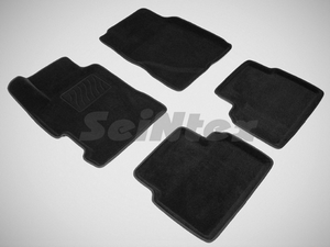 Seintex Коврики салона текстильные 3D, чёрные (SD) HONDA (хонда) Civic/Цивик 06-11 - Автоаксессуары и тюнинг