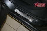 Souz-96 Накладки на внутр. пороги без логотипа (компл.4шт.) на металл 4D HONDA (хонда) Civic/Цивик 06-