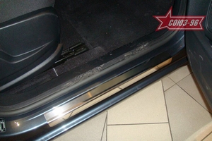 Souz-96 Накладки на внутр. пороги без логотипа (компл.4шт.) на металл FORD (форд) S-Max 06-10 - Автоаксессуары и тюнинг