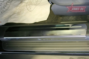 Souz-96 Накладки на внутр. пороги без логотипа (компл.4шт.) на пластик OPEL (опель) Antara 07- - Автоаксессуары и тюнинг