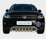 Souz-96 Защита переднего бампера с декоративными элементами 60 мм ( Track& Filed Track& Style) VW Tiguan/тигуан 11-