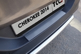 ТСС Накладка на задний бампер (декоративная) (Sport, Longitude, Limited) JEEP (джип) Cherokee/чероки 14-