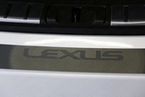 ТСС Накладка на задний бампер (лист шлифованный надпись Lexus) LEXUS (лексус) RX200t 16-