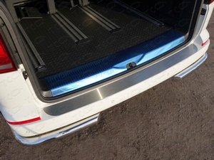 ТСС Накладка на задний бампер (лист шлифованный) VW T6 Multivan 15- - Автоаксессуары и тюнинг