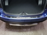 ТСС Накладка на задний бампер (лист зеркальный надпись Forester/форестер) SUBARU (субару) Forester/форестер 16-