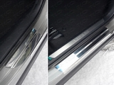 ТСС Накладки на пороги (лист зеркальный) 1 мм LEXUS (лексус) NX300h 14-