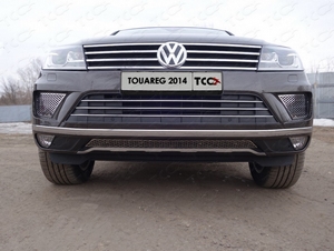 ТСС Решетка радиатора центральная (лист) VW Touareg/туарег 14- - Автоаксессуары и тюнинг