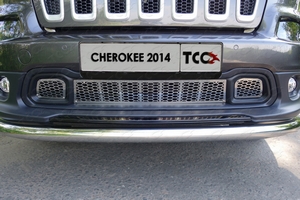 ТСС Решетка радиатора (лист) (Sport, Longitude, Limited) JEEP (джип) Cherokee/чероки 14- - Автоаксессуары и тюнинг