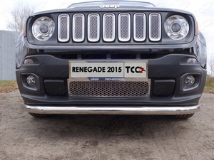ТСС Решетка радиатора нижняя широкая (лист) JEEP (джип) Renegade 15- - Автоаксессуары и тюнинг