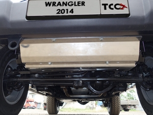ТСС Защита блокировки стабилизатора (алюминий) 4мм JEEP (джип) Wrangler/вранглер 14- - Автоаксессуары и тюнинг