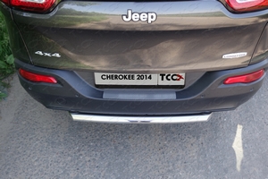 ТСС Защита задняя (короткая) 60, 3 мм (Sport, Longitude, Limited) JEEP (джип) Cherokee/чероки 14- - Автоаксессуары и тюнинг