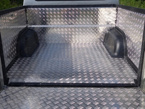 ТСС Защитный алюминиевый вкладыш в кузов автомобиля на пластик (дно) UAZ Patriot/патриот 14- - Автоаксессуары и тюнинг